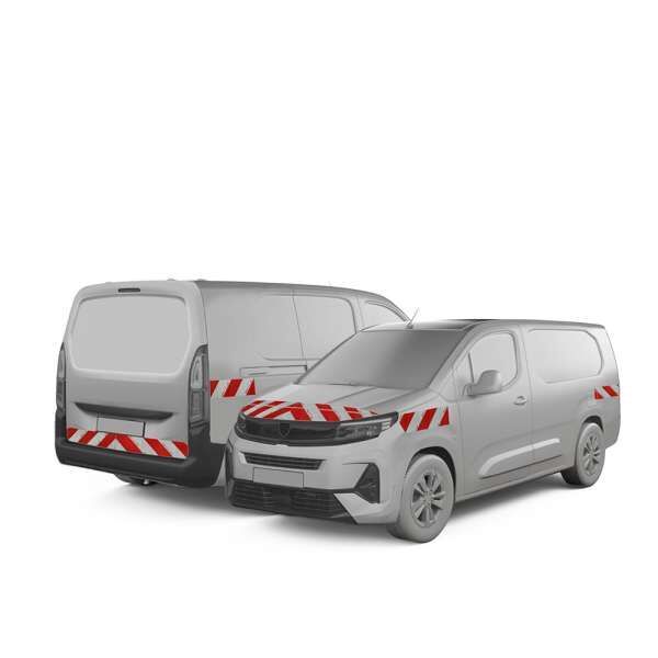 Peugeot Rifter in Variante L2 mit Komplettwarnmarkierungssatz, Baujahr2024