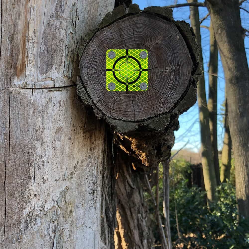 24x Fluoreszierende Wegmarkierungen - Für Outdoor, Jagd & Nachtwanderungen