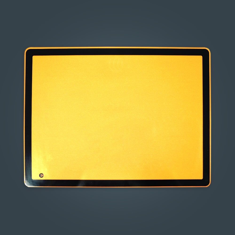 Orange ADR Plate Rigid Steel Sheet