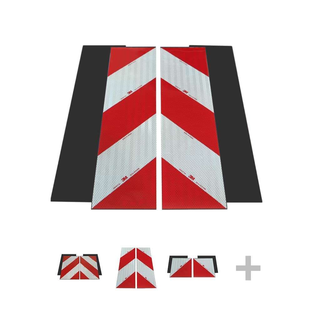 Magnetische 3M Kfz-Warnmarkierung TÜV zertifiziert DIN30710 div ...