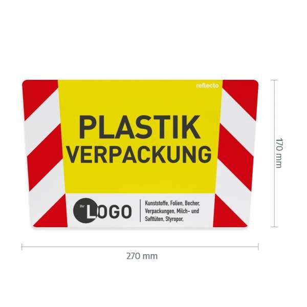 Reflecto Sicherheitsmarkierung Für Plastikabfall-Tonnen