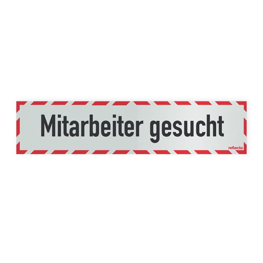 mitarbeiter gesucht aufkleber