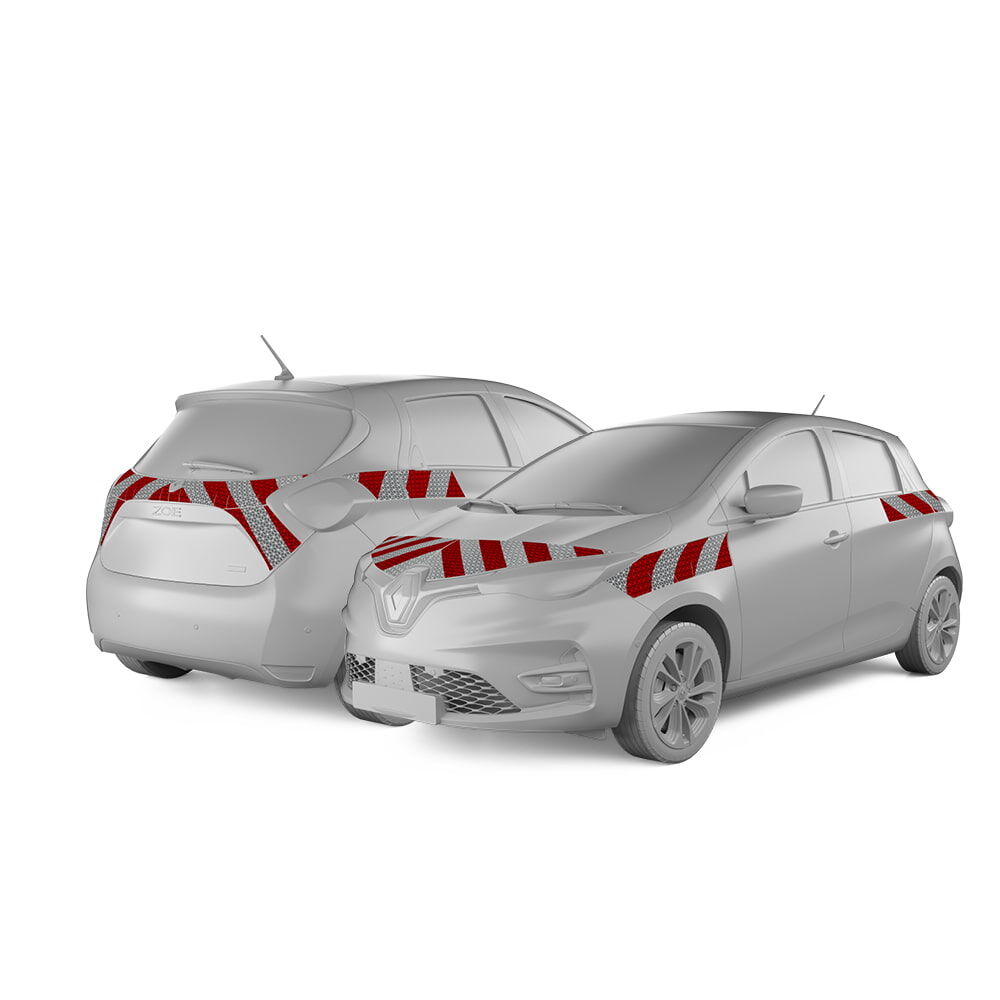 Warnmarkierungssatz für Renault ZOE (ab 2019)
