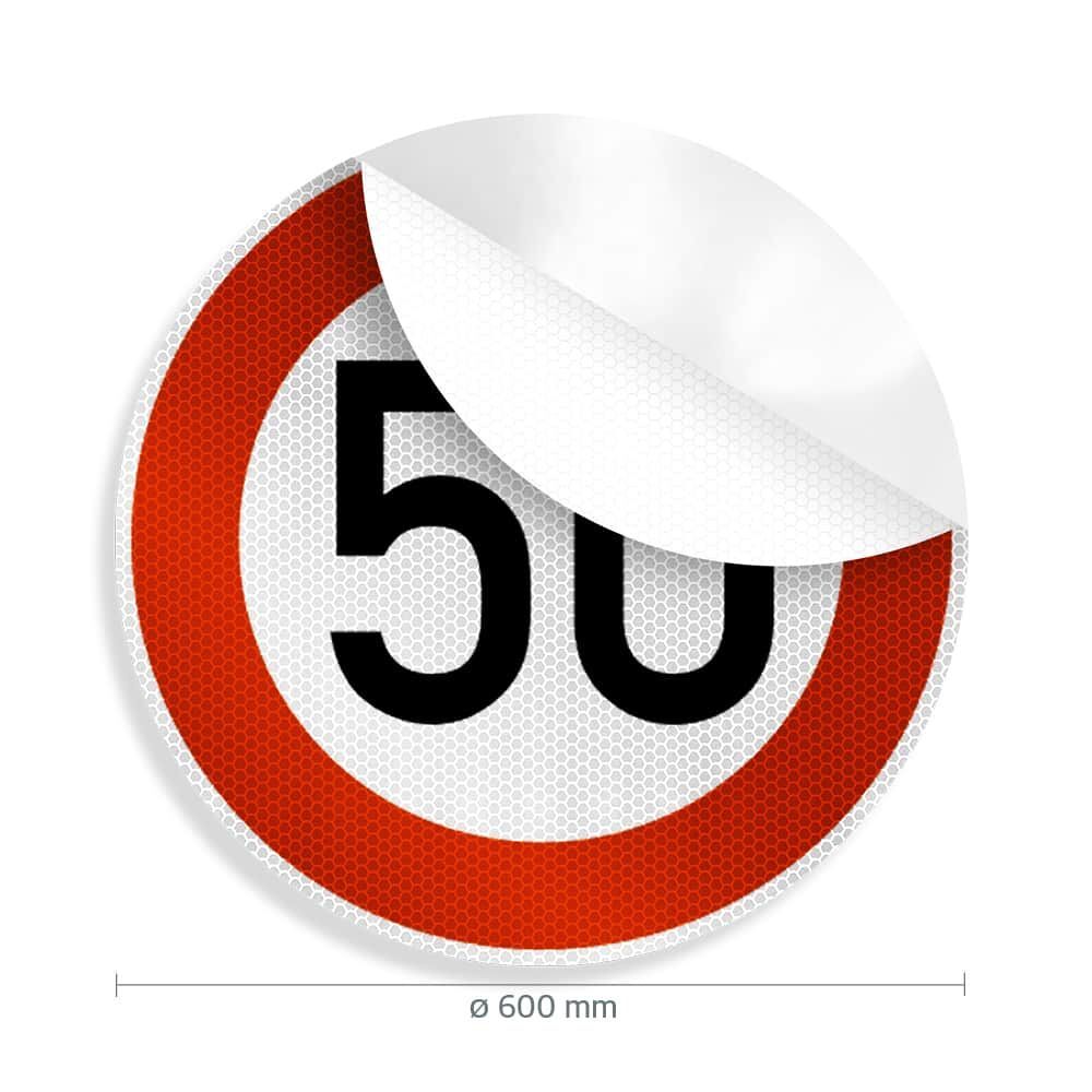 Sign Face Maximum Speed 50 km/h